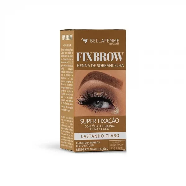 Henna de Sobrancelhas da Fixbrow da Bella Femme