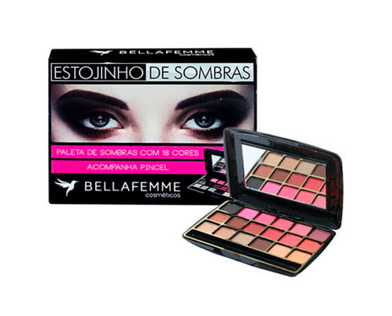 estojo de sombras Bella Femme