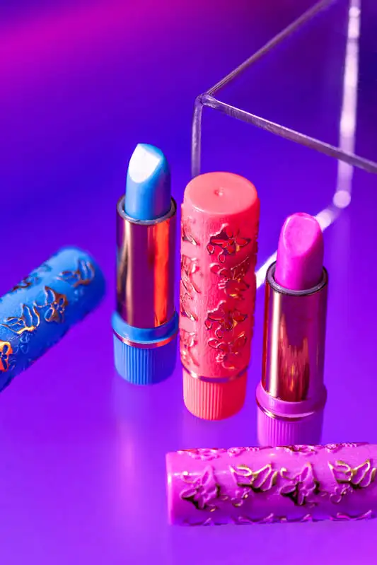 Batom mágico azul e rosa da Bella Femme