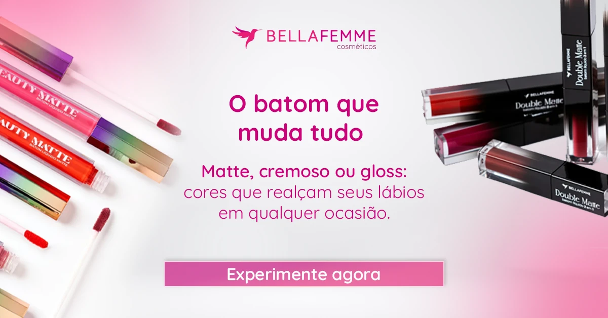 banne maquiagem para boca Bella Femme
